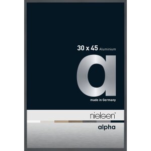 Cadre photo Nielsen aluminium Alpha 30x45 cm gris...