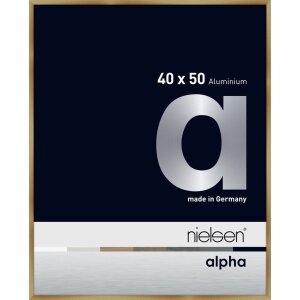 Nielsen aluminium cadre photo Alpha 40x50 cm brushed amber