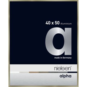 Cadre photo Nielsen aluminium Alpha 40x50 cm inox...