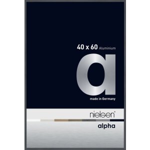 Cadre photo Nielsen aluminium Alpha 40x60 cm gris...