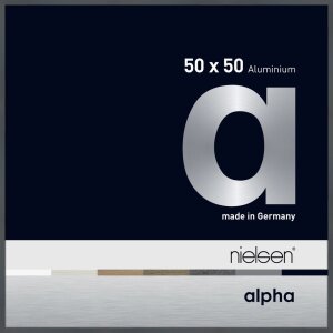 Cadre photo Nielsen aluminium Alpha 50x50 cm gris...