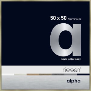 Cadre photo Nielsen aluminium Alpha 50x50 cm inox...