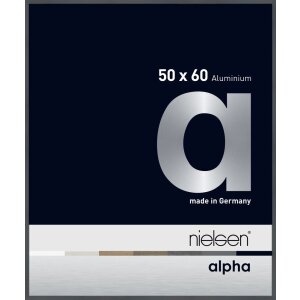 Cadre photo Nielsen aluminium Alpha 50x60 cm gris...