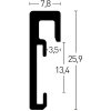 Cadre photo Nielsen aluminium Alpha 59,4x84,1 cm argent mat