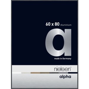 Cadre photo Nielsen aluminium Alpha 60x80 cm gris...