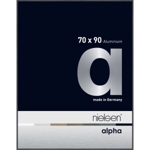 Cadre photo Nielsen aluminium Alpha 70x90 cm gris...