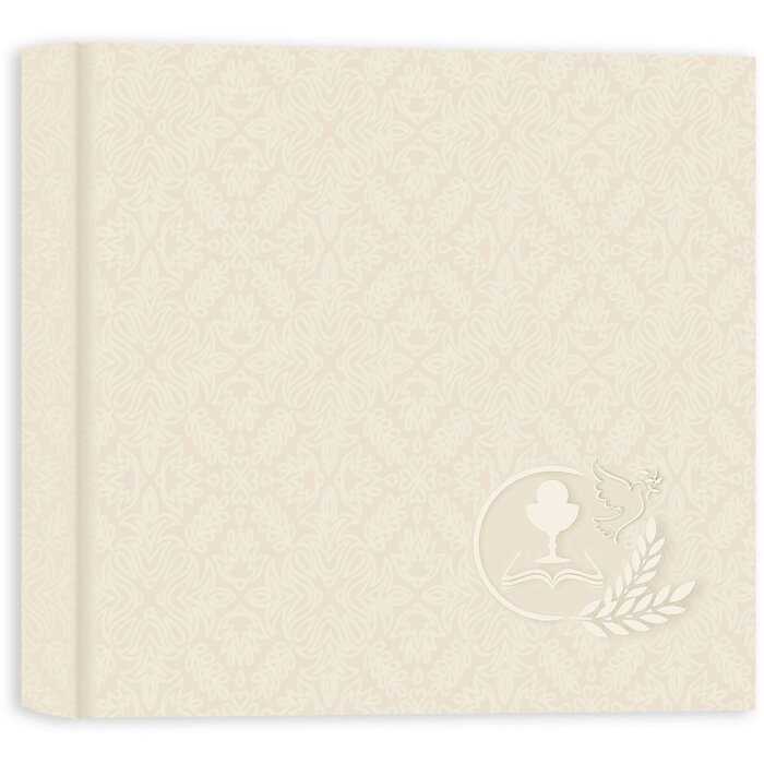 ZEP Album photo communion beige 24x24 cm 40 pages blanches