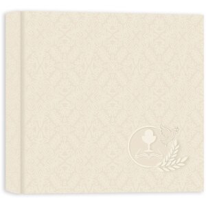 ZEP Album photo communion beige 24x24 cm 40 pages blanches