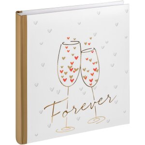 Walther Album de mariage Cheers 28x30,5 cm 50 pages blanches