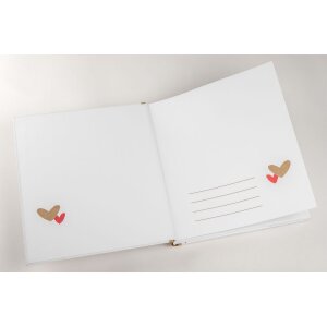 Walther Album de mariage Cheers 28x30,5 cm 50 pages blanches