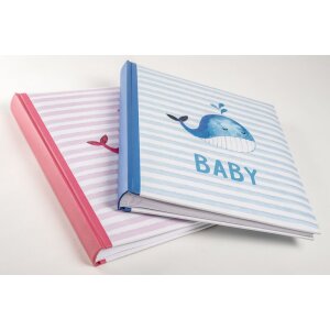 Walther Babyalbum Sam 28x30,5 cm bleu 50 pages blanches