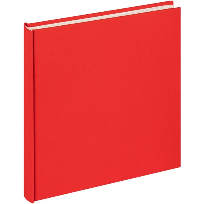 Album photo Walther Cloth rouge 26x25 cm 40 pages blanches