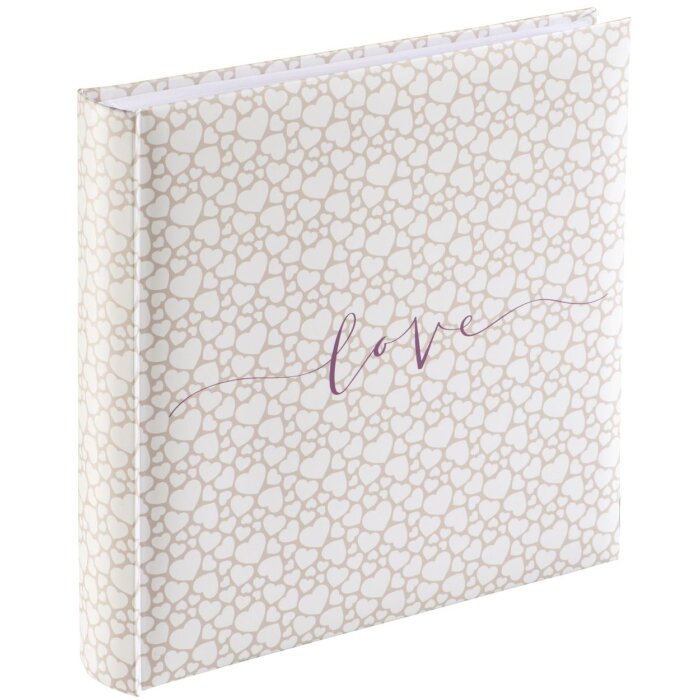 Hama Jumbo Album de mariage Romance 30x30 cm 80 pages blanches