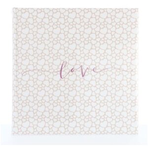 Hama Jumbo Album de mariage Romance 30x30 cm 80 pages blanches