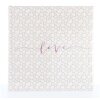 Hama Jumbo Album de mariage Romance 30x30 cm 80 pages blanches