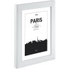 Cadre plastique Paris 10x15 cm blanc