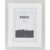 Cadre plastique Paris 10x15 cm blanc