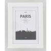 Cadre plastique Paris 13x18 cm blanc