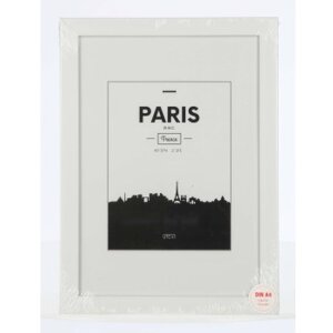 Cadre plastique Paris 21x30 cm blanc