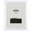 Cadre plastique Paris 21x30 cm blanc