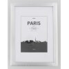 Cadre plastique Paris 21x30 cm argent