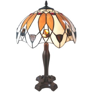 Lampe de table Tiffany Ø 41x57 cm E27-max 2x60W...