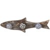 Porte-manteau poisson 33x5x10 cm Clayre & Eef 6H1849