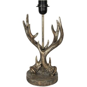 Pied de lampe Bois de cerf 23x15x36 cm E27-max 1x60W...