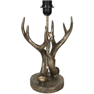 Pied de lampe Bois de cerf 23x15x36 cm E27-max 1x60W...