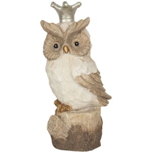 Décoration Hibou 12x9x25 cm Clayre & Eef 6PR2968