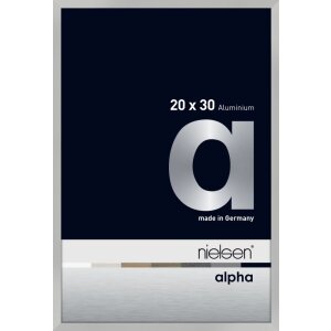 Cadre photo aluminium Nielsen Alpha TCSC 20x30 cm argent mat