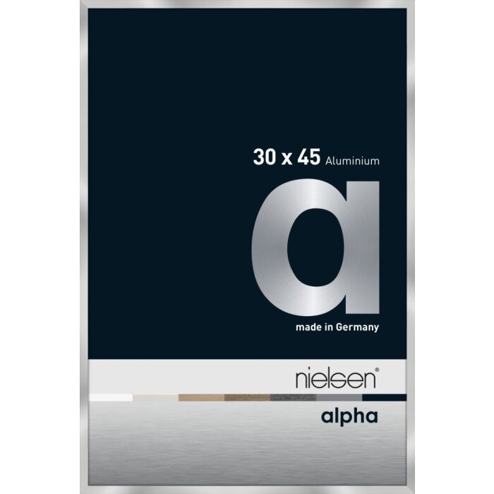 Cadre photo aluminium Nielsen Alpha TCSC 30x45 cm argenté