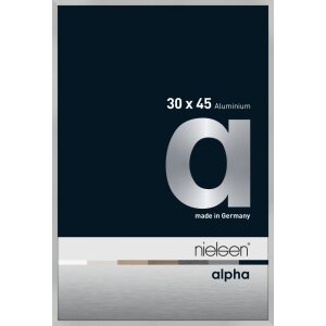 Cadre photo aluminium Nielsen Alpha TCSC 30x45 cm argent mat