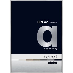 Cadre photo aluminium Nielsen Alpha TCSC 42x60 cm argent mat