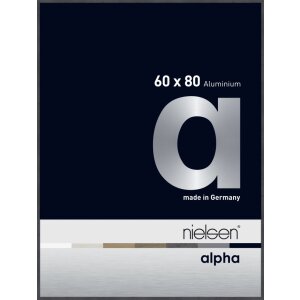 Cadre photo aluminium Nielsen Alpha TCSC 60x80 cm gris