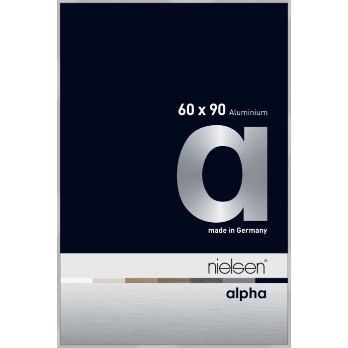 Cadre photo aluminium Nielsen Alpha TCSC 60x90 cm argent mat