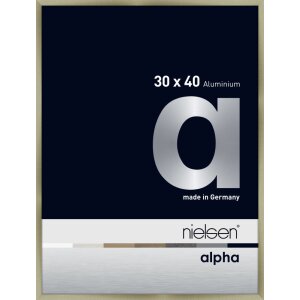 Cadre photo Nielsen aluminium Alpha TCSC 30x40 cm inox...