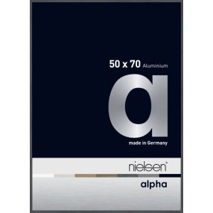 Cadre photo aluminium Nielsen Alpha TCSC 50x70 cm gris...