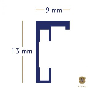 Henzo cadre alu Manhattan 30x45 cm or