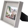 Cadre photo passe-partout 10x15 cm gris