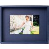 Cadre photo passe-partout 10x15 cm bleu