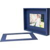 Cadre photo passe-partout 10x15 cm bleu