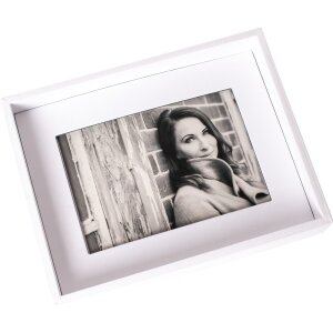 Cadre photo passe-partout 13x18 cm blanc