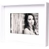 Cadre photo passe-partout 13x18 cm blanc