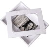 Cadre photo passe-partout 13x18 cm blanc