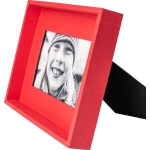 HNFD Cadre photo passe-partout 13x18 cm rouge