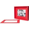 HNFD Cadre photo passe-partout 13x18 cm rouge