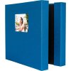 HNFD Album photo Lona bleu lin 1000 photos 34,5x33 cm 168 pages noires