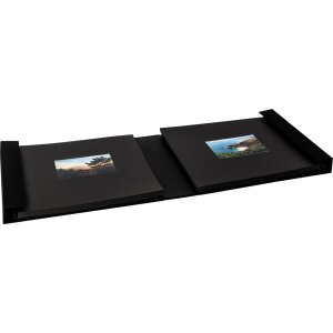 HNFD Album photo Lona noir toile 1000 photos 34,5x33 cm 168 pages noires