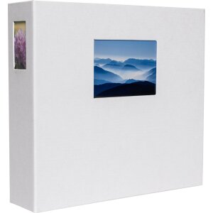 HNFD Album photo Lona blanc lin 1000 photos 34,5x33 cm...